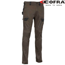 COFRA Jember Sztreccs Munkásnadrág Barna/Fekete - 60 munkaruha