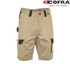 COFRA Kediri Rövid Munkásnadrág Khaki/Fekete - 52