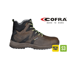 COFRA Pushpress Brown S3 Src Adaptív Talpú Munkavédelmi Bakancs - 41 munkavédelmi cipő