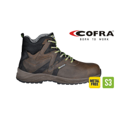 COFRA Pushpress Brown S3 Src Adaptív Talpú Munkavédelmi Bakancs - 44