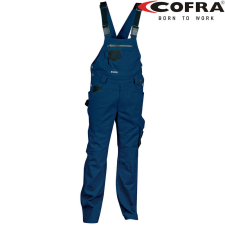 COFRA Steel Kantáros Nadrág Kék/Fekete - 62 munkaruha
