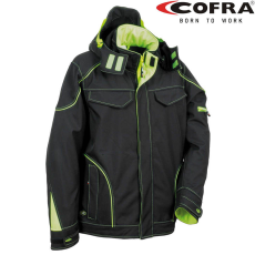 COFRA Tecka Softshell Dzseki Fekete/Lime - 46