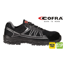 COFRA Trapezius Black S1 P Src Fekete Munkavédelmi Cipő - 38 munkavédelmi cipő