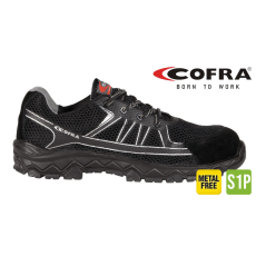 COFRA Trapezius Black S1 P Src Fekete Munkavédelmi Cipő - 43