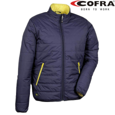 COFRA Turin Bélelt Munkás Dzseki Sötétkék/Borostyán - XXL