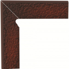  COKÓŁ SCHODOWY DWUELEMENTOWY STRUKTURALNY LEWY BROWN  Cloud Brown Duro 30x8,1x1,1 csempe