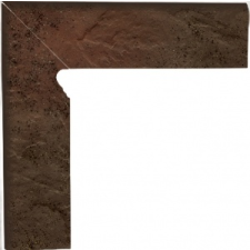  COKÓŁ SCHODOWY DWUELEMENTOWY STRUKTURALNY LEWY BROWN  Semir Brown 30x8,1x1,1 csempe