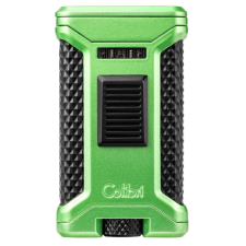 Colibri Ascari Green, hármas szúrólángos szivar öngyújtó beépített fúróval - zöld öngyújtó