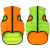 Collar AiryVest Lumi kifordítható, világító kutyakabát S40 Zöld/narancs