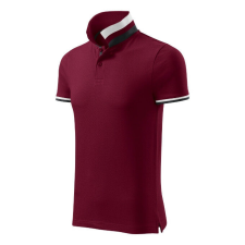 Collar Up galléros póló férfi garnet XL férfi póló