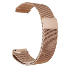Colmi okosóra szíj, fém, mágneses, rose gold, 22mm, Milan Magnetic Strap okosóra kellék