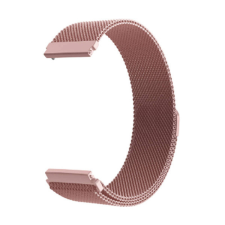 Colmi okosóra szíj, fém, mágneses, rózsaszín, 20mm, Milan Magnetic Strap okosóra kellék