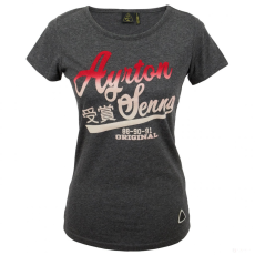 Cologne First Trade Ayrton Senna Vintage Környakú Női Póló