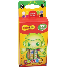 COLOKIT Zsírkréta, COLOKIT "Crayon", 12 különböző szín kréta