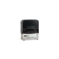 COLOP Bélyegző C50 Printer Colop átlátszó fekete ház/fekete párna bélyegző