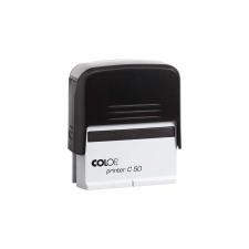 COLOP Bélyegző c50 printer colop fekete ház/fekete párna bélyegző