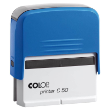 COLOP Bélyegző C50 Printer Colop kék ház/fekete párna bélyegző