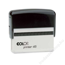 COLOP Bélyegző, COLOP, Printer 45, fekete (IC1264500) bélyegző