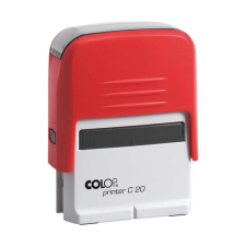 COLOP Bélyegző, COLOP "Printer C 20" piros ház/fekete párna bélyegző