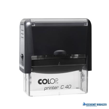 COLOP Bélyegző, COLOP "Printer C 40", fekete cserepárnával bélyegző