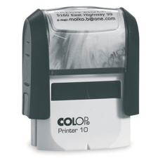 COLOP Bélyegző colop printer iq10 fekete ház fekete párna be01461000 bélyegző