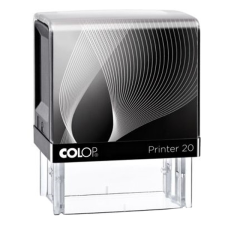 COLOP Bélyegző colop printer iq20 fekete ház kék párnával be01462060 bélyegző