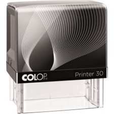 COLOP Bélyegző, COLOP "Printer IQ 30" fekete ház - fekete párnával bélyegző