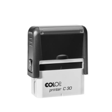 COLOP Bélyegző, COLOP "Printer C 30", kék cserepárnával bélyegző
