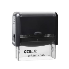 COLOP Bélyegző, COLOP "Printer C 40", fekete cserepárnával bélyegző