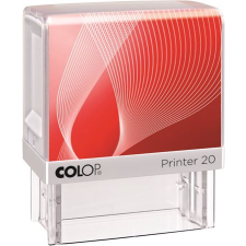COLOP Bélyegző, COLOP "Printer IQ 20" fehér ház - fekete párnával bélyegző