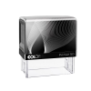 COLOP Bélyegző IQ50 Printer Line Colop átlátszó fekete ház/fekete párna