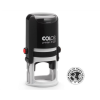 COLOP Bélyegző, kör, COLOP " Printer R 30", fekete cserepárnával