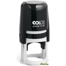 COLOP Bélyegző kör Printer R 30 kék cserepárnával bélyegző