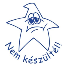 COLOP Bélyegző, motivációs, Nem készültél!, COLOP "N43-kék", kék bélyegző