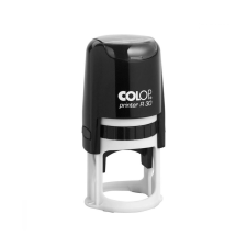 COLOP Bélyegző R40 Printer Colop fekete ház kör lenyomat bélyegző