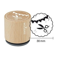 COLOP Gumibélyegző - Scissors - Woodies Rubber Stamp (1 db) bélyegző