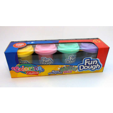 Colorino Creative FUN DOUGH gyurmakészlet - GLITTER PASTEL gyurma