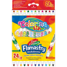 Colorino Kids  kétvégű filctoll készlet - 12/24 db-os - 32353PTR filctoll, marker