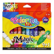 Colorino Kids Magic - Varázs Filctoll készlet 9+1 szín filctoll, marker