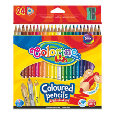 Colorino Kids színesceruza készlet - 24 darabos - háromszögletű (ezüst, arany, fluo) - 57462PTR színes ceruza
