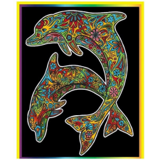 Colorvelvet Bársony kép - Delfin kreatív és készségfejlesztő