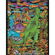Colorvelvet Bársony kép - T-Rex kreatív és készségfejlesztő