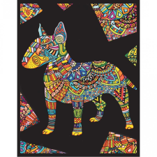 Colorvelvet Kép - Bullterrier (SMALL35) kreatív és készségfejlesztő