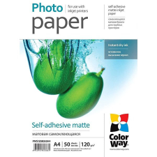 ColorWay Matte Self-adhesive, A4, 50 db fotópapír