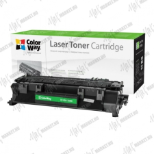 ColorWay Standard Toner CW-H505/280MX, 6900 oldal, Fekete - HP CE505X (05X)/CF280X (80X); Can. 719H nyomtatópatron & toner