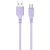 ColorWay USB-A / USB-C Adat és töltő kábel - Lila (1m) (CW-CBUC044-PU)