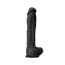  Colours - Pleasures - 10" Dildo - Black műpénisz, dildó