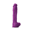  Colours - Pleasures - 10" Dildo - Purple