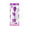  Colours - Pleasures - Yum Yum  8" Dildo - Purple