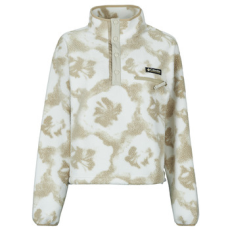 Columbia Polárok HELVETIA II PRINTED CROPPED HALF SNAP FLEECE Bézs EU XS